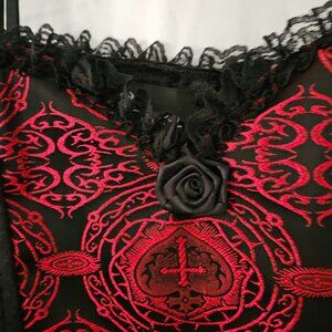 NWT Gothic Prom Ballgown Dress SMALL